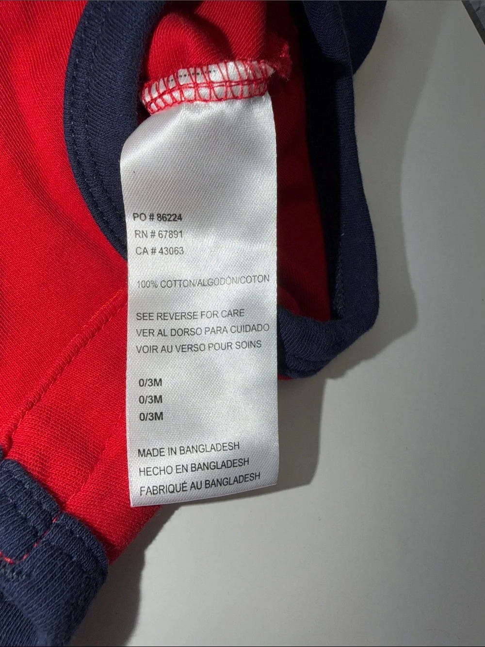 NFL New England Patriots Baby Bodysuit 3-Pack — Red, Navy, Gray